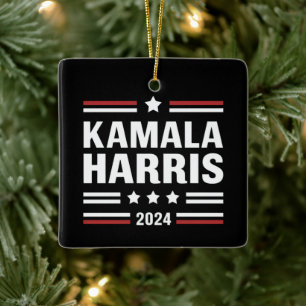 Adorno De Cerámica Kamala Harris para El Pueblo 2024 Presidente