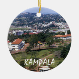 Adorno De Cerámica Kampala Uganda Navidades de vacaciones Ornamenr