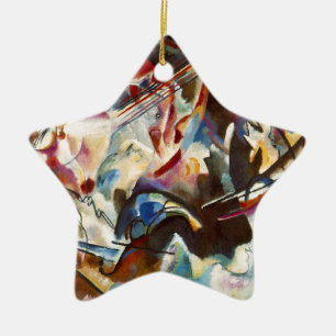 Adorno De Cerámica Kandinsky Composición VI Pintura abstracta