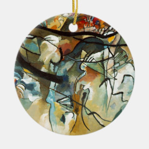 Adorno De Cerámica Kandinsky Composition V Pintura abstracta