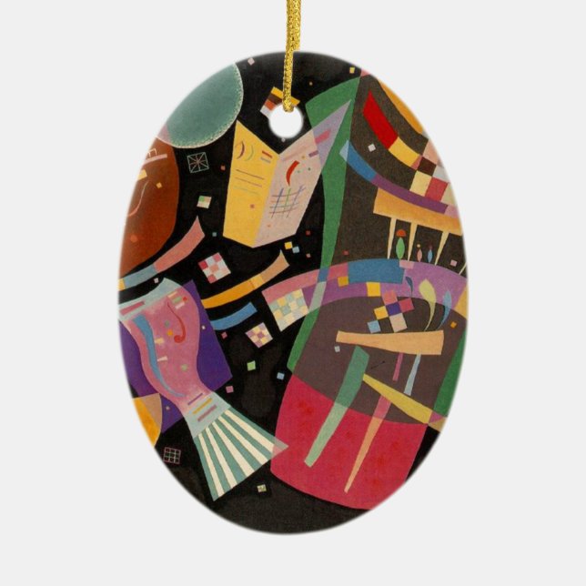 Adorno De Cerámica Kandinsky Composition X Resumen Material gráfico (Frente)