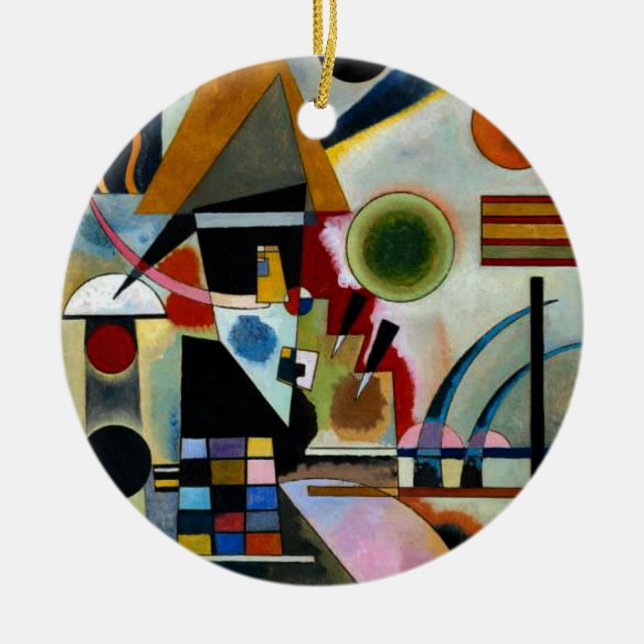 Adorno De Cerámica Kandinsky - Swinging (Frente)