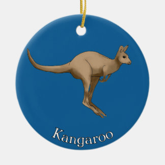 Adorno De Cerámica Kangaroo Australia Ornament