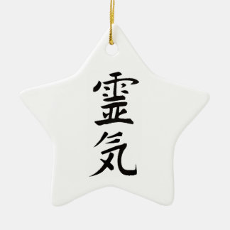 Adorno De Cerámica Kanji de Reiki