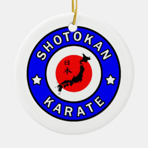 Adorno De Cerámica Karate Shotokan