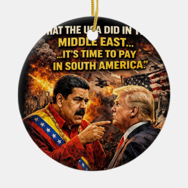 Adorno De Cerámica karma vuelve maduro (Frente)