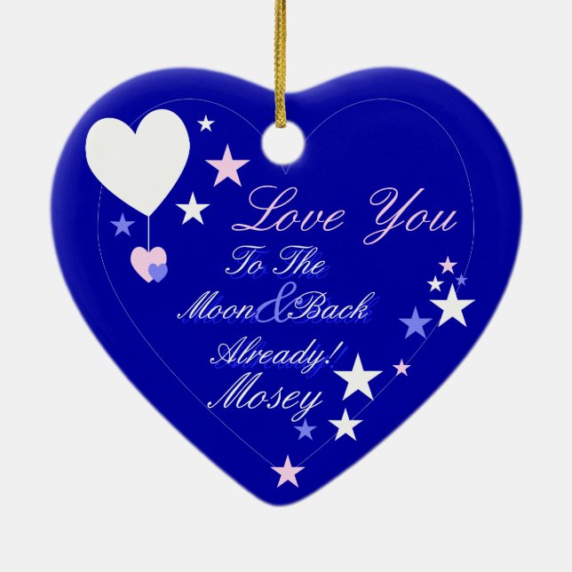 Adorno De Cerámica Kawaii Blueberry Basket (Boy) (Atrás)