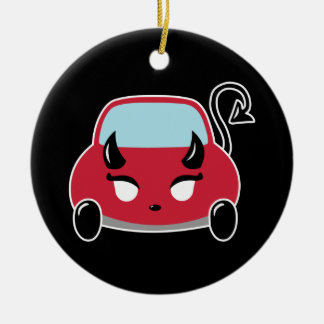 Adorno De Cerámica Kawaii Devil Car
