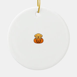 Adorno De Cerámica Kawaii Halloween Dog � Pumpkin Puppy Sticker Boxy 