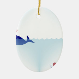 Adorno De Cerámica kawaii narwhal