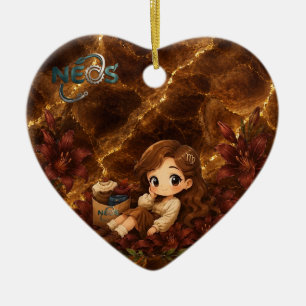 Adorno De Cerámica Kawaii Zodiac Neos Virgo