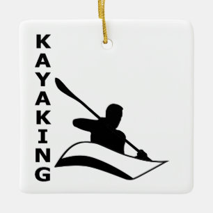 Adorno De Cerámica Kayak