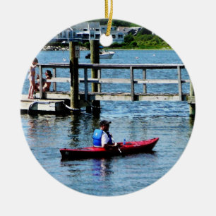 Adorno De Cerámica Kayaking Bristol RI