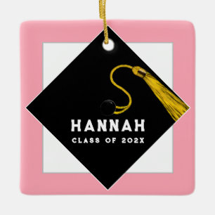 Adorno De Cerámica Keepsake de graduación personalizada