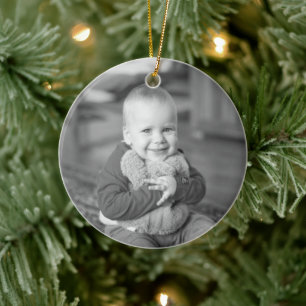 Adorno De Cerámica Keepsake First Christmas Photo Greenerenery