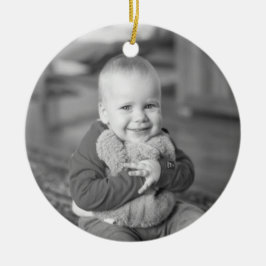 Adorno De Cerámica Keepsake First Christmas Photo Greenerenery