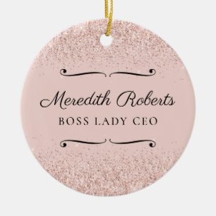 Adorno De Cerámica Keepsake personalizado del director ejecutivo de R