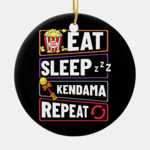 Adorno De Cerámica Kendama Trick Japonés Toy Ball Juego de principia