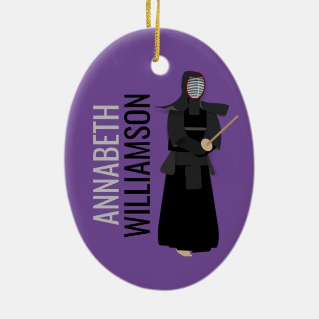 Adorno De Cerámica Kendo (Atrás)