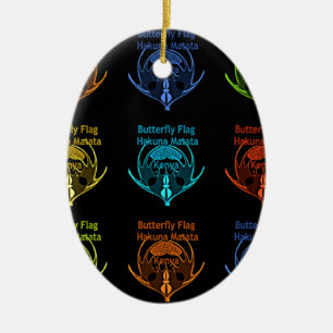 Adorno De Cerámica Kenia Hakuna Matata