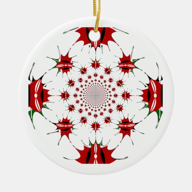 Adorno De Cerámica Kenia mágica: La identidad cultural Kaleidoscope � (Frente)