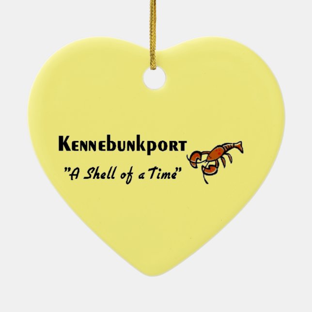 Adorno De Cerámica Kennebunkport Maine (Atrás)