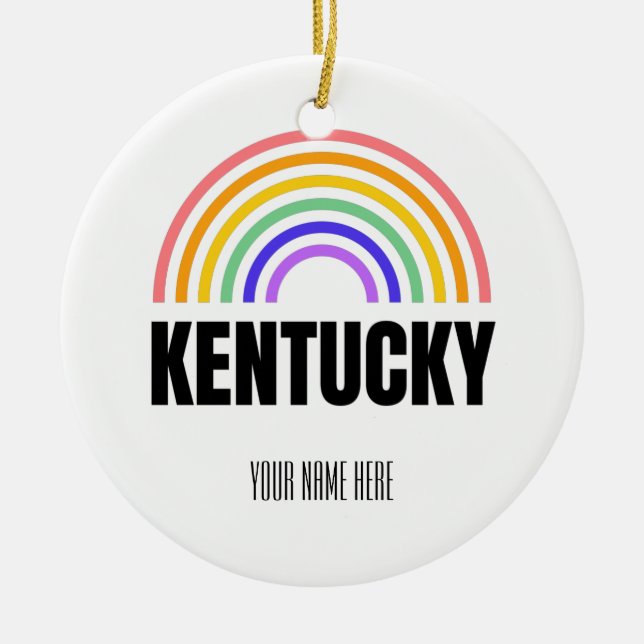 Adorno De Cerámica Kentucky - Louisville - Viajes - Lexington (Frente)