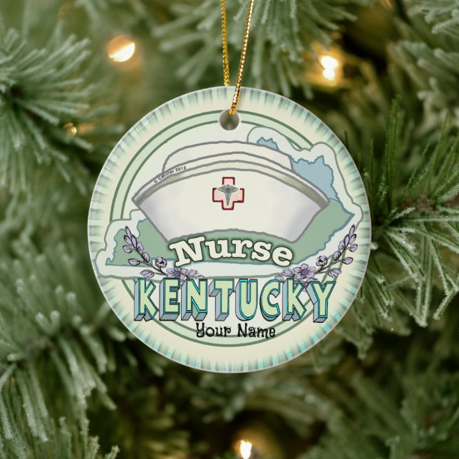 Adorno De Cerámica Kentucky Nurse (Árbol)