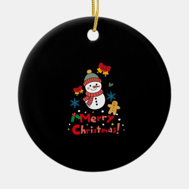 Adorno De Cerámica Keychain (Frente)