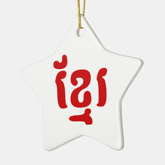 ADORNO DE CERÁMICA KHMER ខ្ មែ រ (Izquierda)