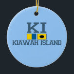 Adorno De Cerámica Kiawah Island.<br><div class="desc">Kiawah Island.</div>