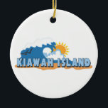 Adorno De Cerámica Kiawah Island.<br><div class="desc">Kiawah Island.</div>