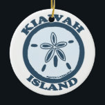 Adorno De Cerámica Kiawah Island.<br><div class="desc">Kiawah Island.</div>