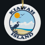 Adorno De Cerámica Kiawah Island.<br><div class="desc">Kiawah Island.</div>