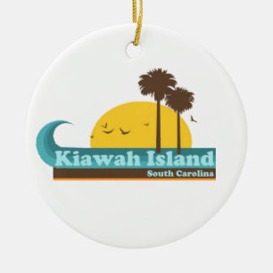 Adorno De Cerámica Kiawah Island.