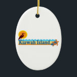 Adorno De Cerámica Kiawah Island.<br><div class="desc">Kiawah Island.</div>