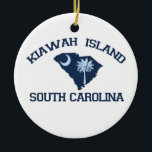 Adorno De Cerámica Kiawah Island.<br><div class="desc">Kiawah Island.</div>