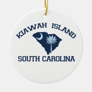 Adorno De Cerámica Kiawah Island.