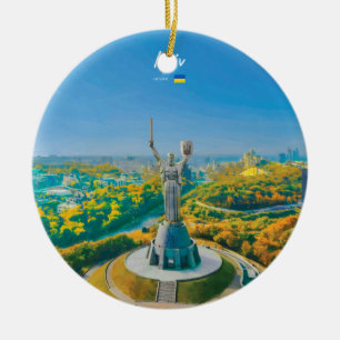 Adorno De Cerámica Kiev, Ucrania - Monumento a la Madre Ucrania