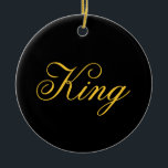 Adorno De Cerámica King Ornament<br><div class="desc">King Ornament</div>