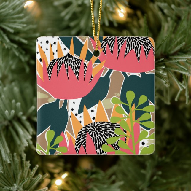 Adorno De Cerámica King Protea I (Árbol)