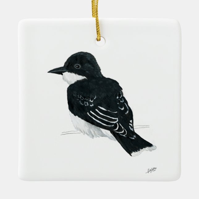 Adorno De Cerámica Kingbird (Anverso)