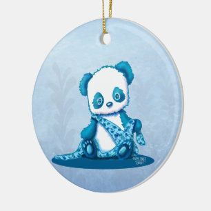 Adorno De Cerámica KiniArt Panda Cub