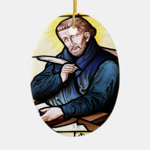Adorno De Cerámica Kirchenfenster la Roche FR Suisse Ornament