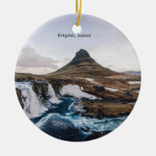 Adorno De Cerámica Kirkjufall, Church Mountain, Islandia,
