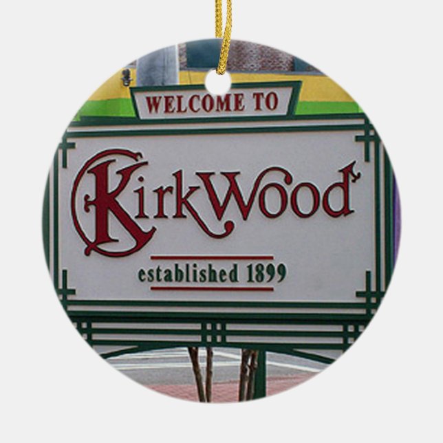 Adorno De Cerámica Kirkwood, Kirkwood Atlanta, Kirkwood (Frente)