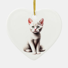 Adorno De Cerámica Kitten tailandés personalizado