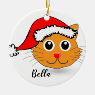 Adorno De Cerámica Kitty Ornament
