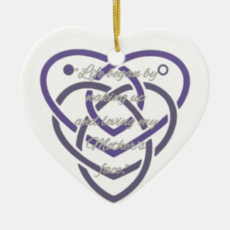 Adorno De Cerámica Knot de maternidad celta