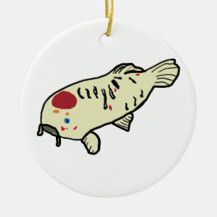 Adorno De Cerámica Koi Carp